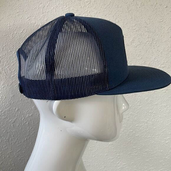 Support Your Local Forest Navy Blue Snap Back Cap EUC - Picture 5 of 7